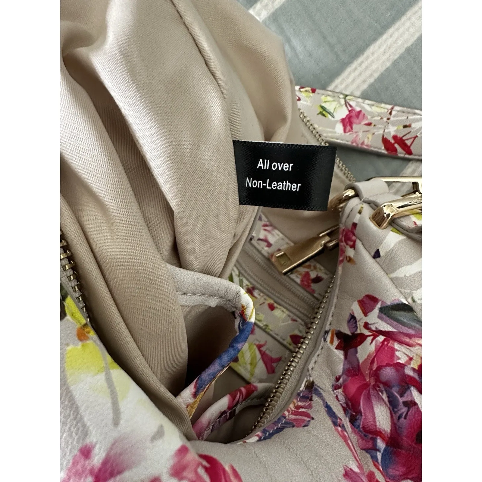 INC International Concepts Kolleene Medium Crossbody Bag Multicolor Floral - Image 7