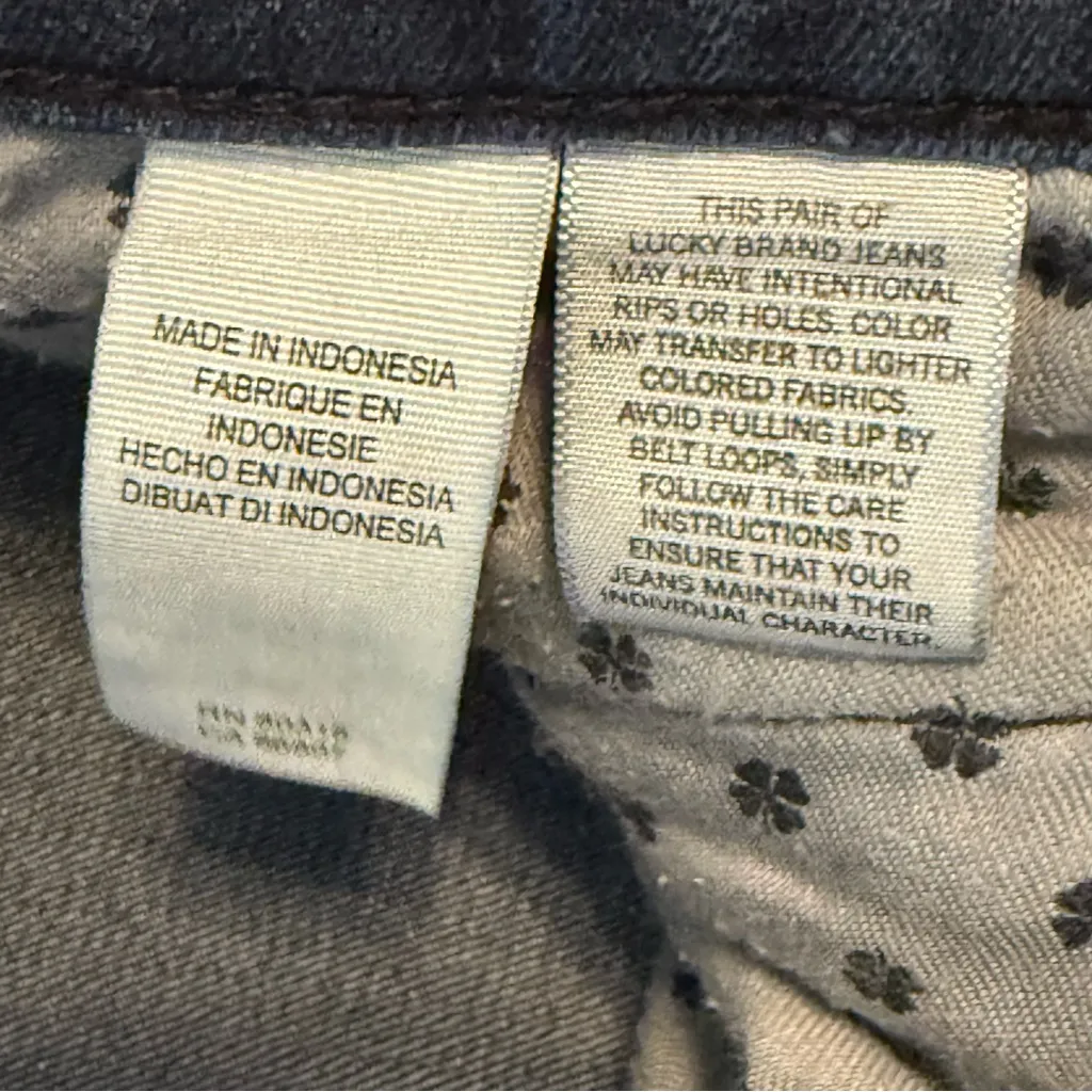 Lucky Brand Blue Denim Zip Pocket Brooke Legging Jean Size 25 - Image 9