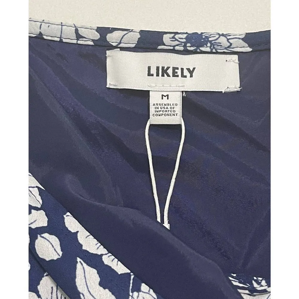 Ann Taylor Cowl Neck Drawstring Sweatshirt Long Sleeve Pullover Navy Blue Medium - Image 8