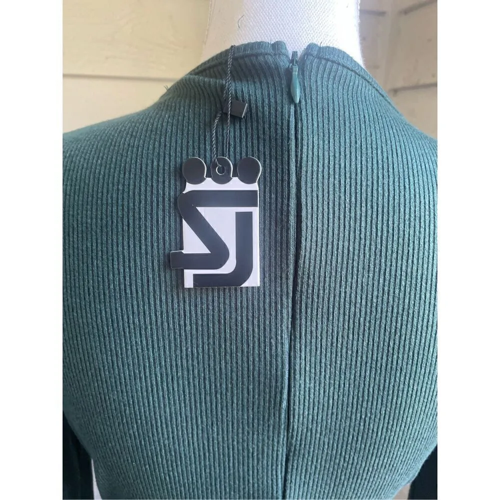 NWT Shane Justin Green Chain Lace Up mini Dress 2XL Party Size undefined - Image 10