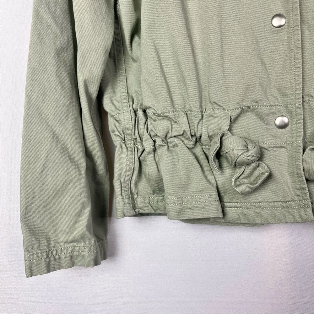 Madewell Southlake Light Green Military Jacket XS - Image 5