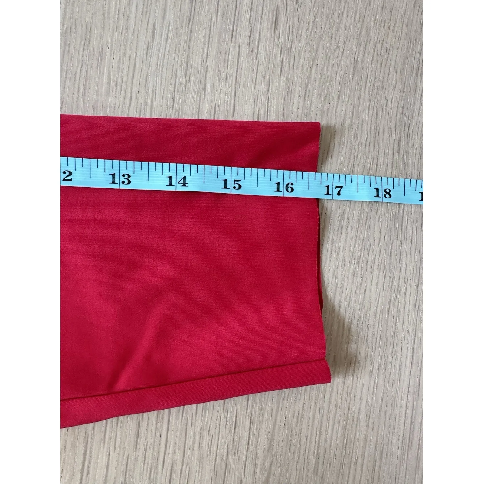 Trina Turk Red Knee Length Dress Size 10 With Slid 3/4 Sleeves 2133 - Image 6