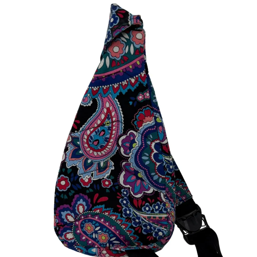 Vera Bradley Essential Small Sling Backpack Bag Haymarket Paisley Colorful NWOT - Image 2