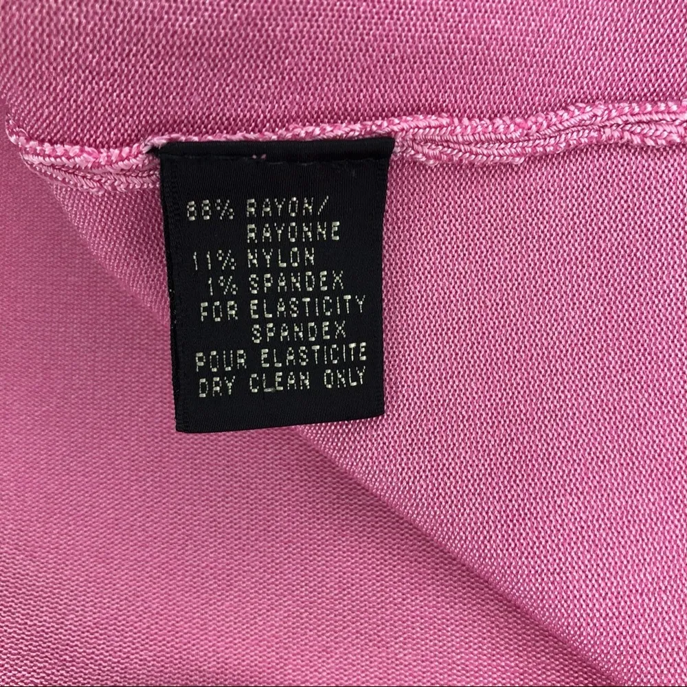 Ralph Lauren Black Label Camisole Pink w/ Spaghetti Straps Sz L EUC Knit Layer - Image 14