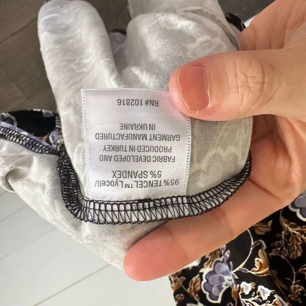 Garnet Hill Women’s Small Green Cotton Tencel Linden Dress with Belt New NWT - Image 5