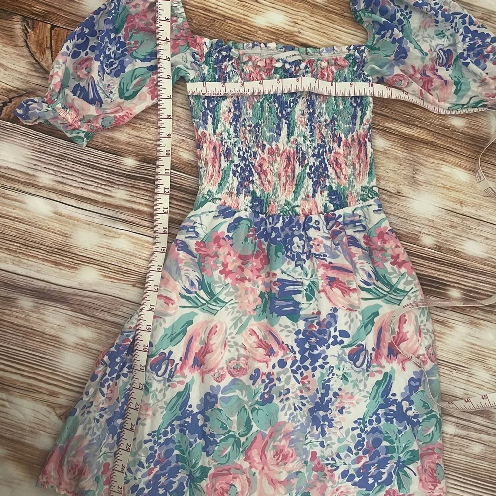 Faithfull the brand | Smock floral dress with zipper of the side mini | XSmall - Image 3