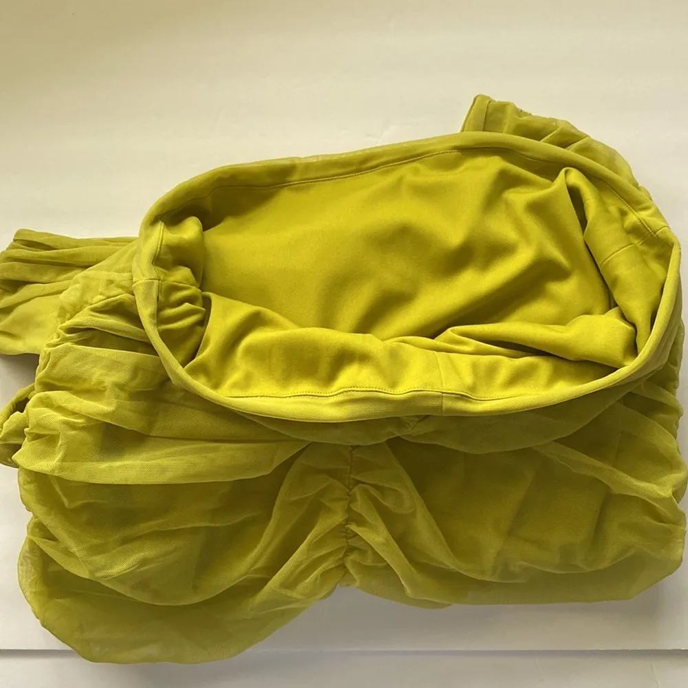 Tadashi Shoji ruched layered bodycon cocktail dress, size large - Image 11