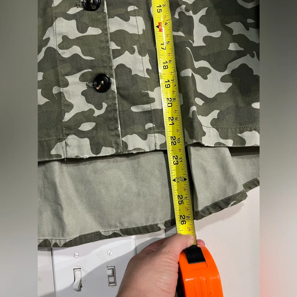 ALEXANDER JORDAN Women's Utility Jacket Size L Green Size L - Image 10