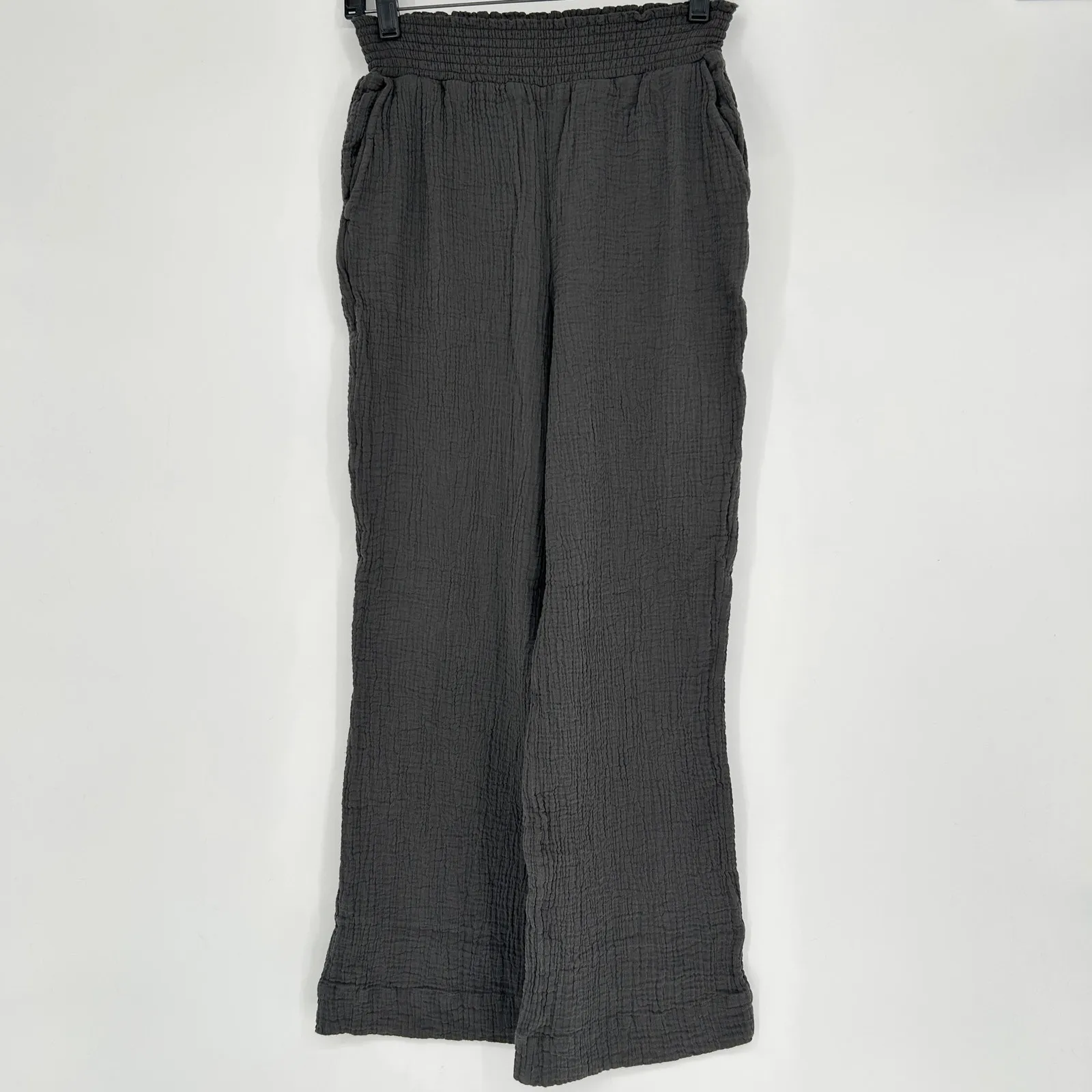 FAHERTY Dream Cotton Gauze Wide Leg Pants Womens XS Organic Sustainable Comfort - Image 3
