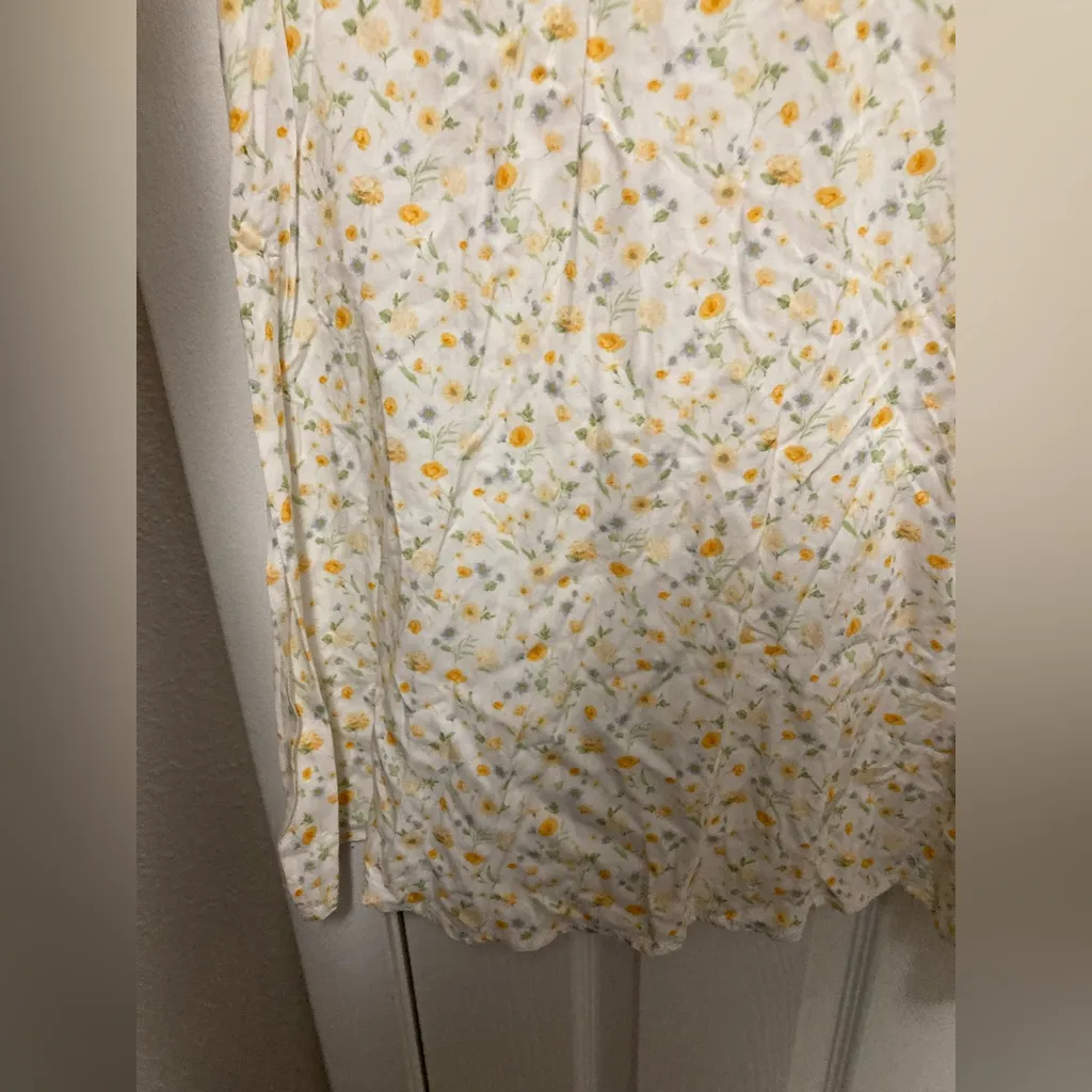 Forever 21  White Floral Belted Maxi Skirt - Image 6