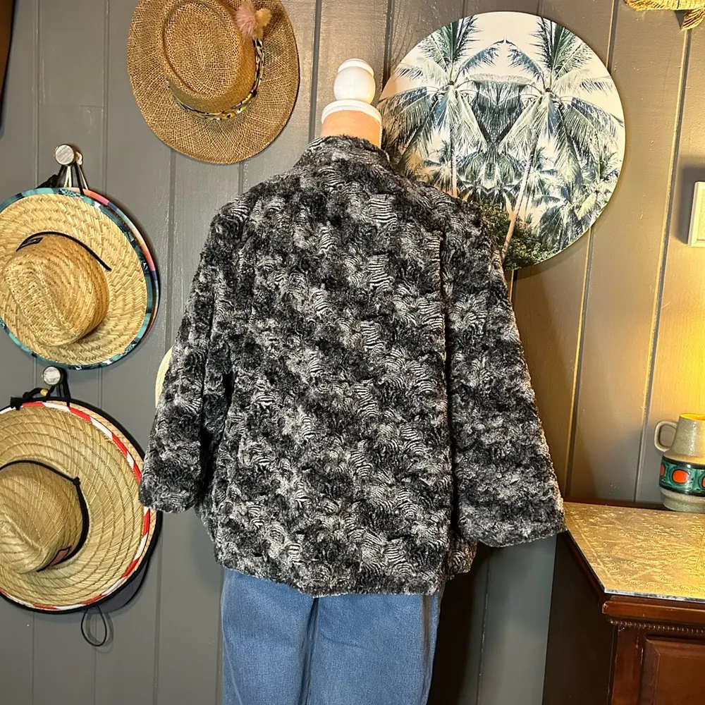 Alfred Dunner Petite 12 Polyster Fur Jacket - Image 10