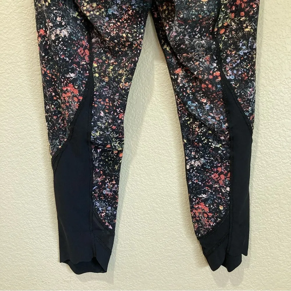 LULULEMON Wunder Under Crop II Legging 6 Flowerescent Multi Scallop Luxtreme - Image 8