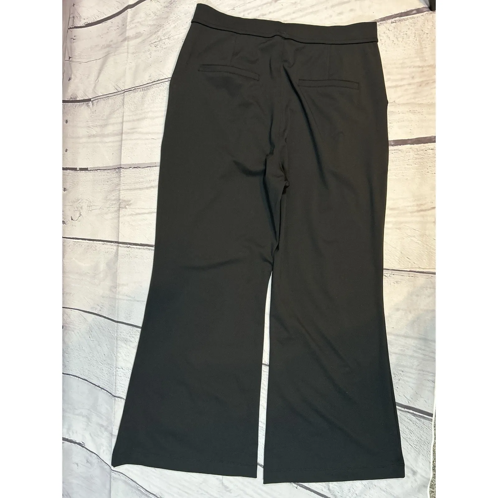 NWT Halara Flex DayStretch High Waisted Pocket Work Flare Pants Black Size L Size L - Image 2
