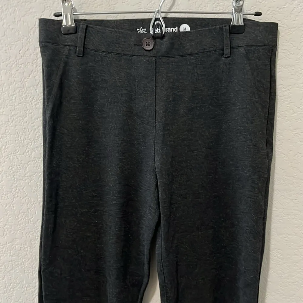 BETABRAND Dress Pant Yoga Pants Classic Bootcut Charcoal Grey, Size M - Image 2