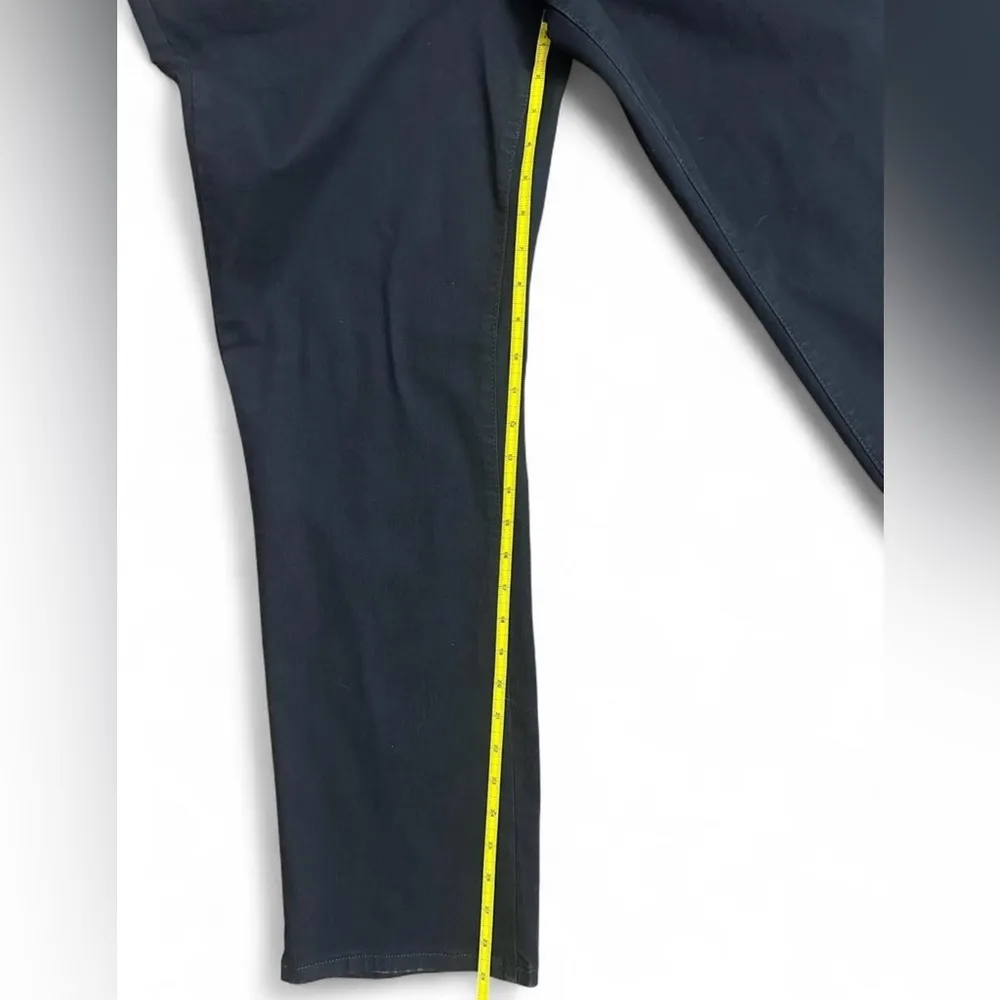 Kim Rogers Tummy Control Jeans Size 16 Short | Black Denim Straight Leg - Image 3