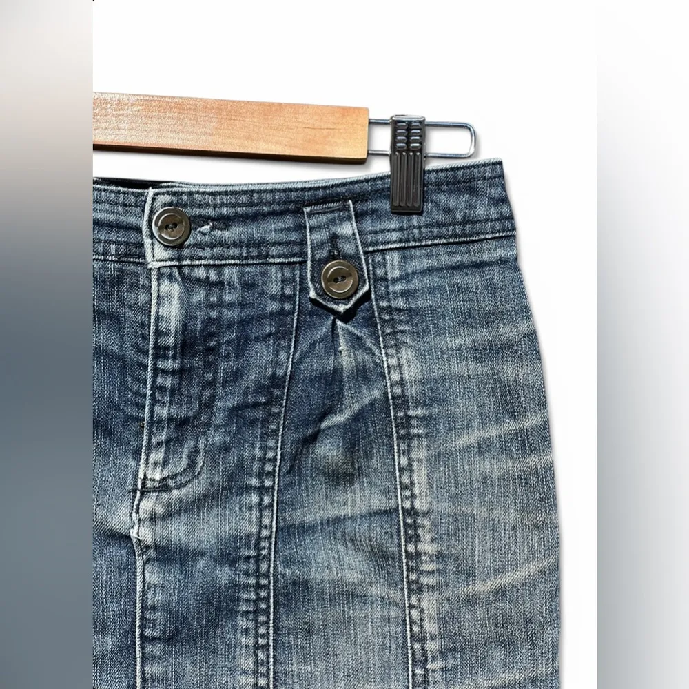 Anthropologie Pilcro &  The Letterpress Denim Pencil Skrit - Image 2