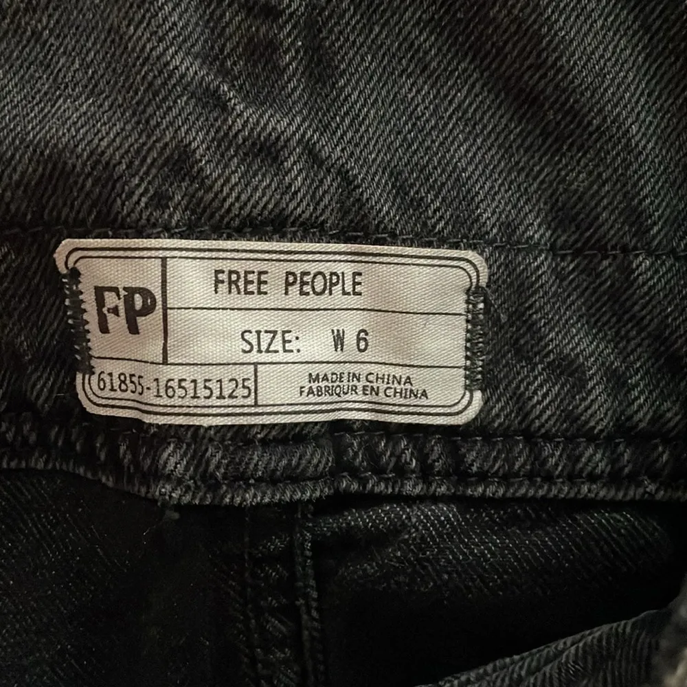 Free people torn up denim shortall dress - Image 4