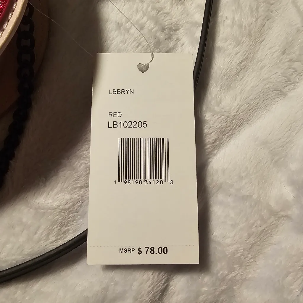 Betsy Johnson Luv Betsy Pink Cherry Shaped Crossbody Purse - Image 4