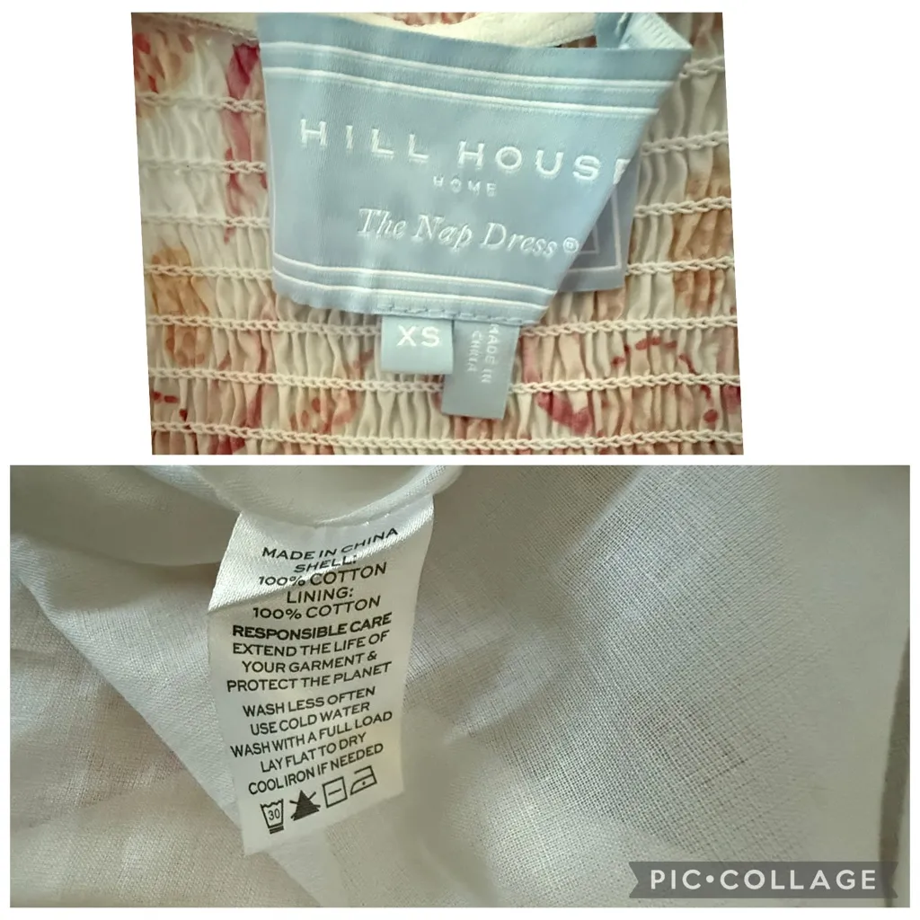 Hill House Sydney Nap Dress Orange Shell Mosaic Cotton Seashell Vacation Size XS - Image 11