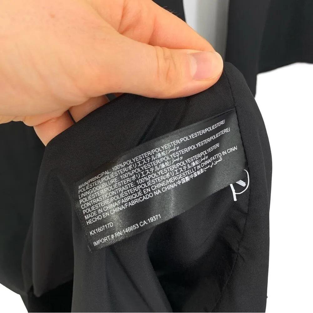 KEEPSAKE In Motion Cold Shoulder Midi Dress Black M - Image 7