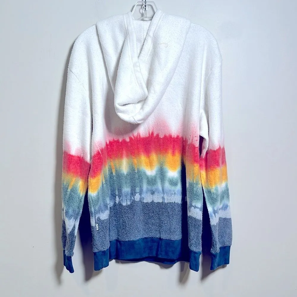 Feat BlanketBlend Hoodie Pullover Sweatshirt Women's Large Sunset Lover NWT White - Image 5