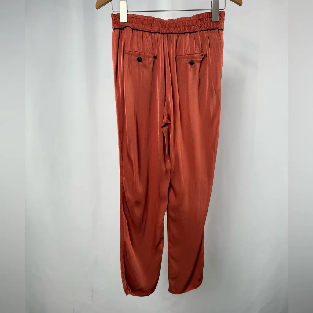 Forte Forte Resort Pants in Rust Size Small Orange - Image 7