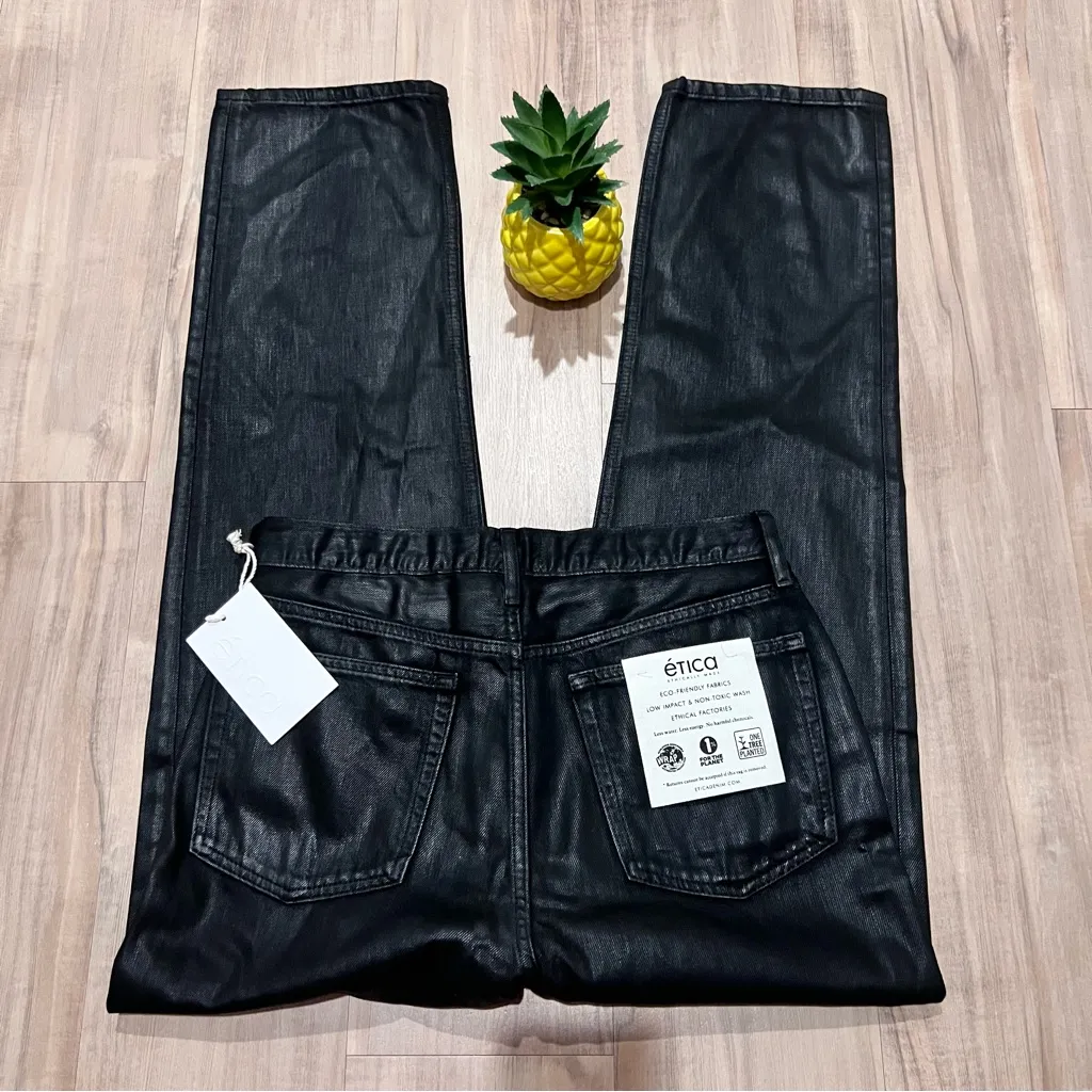 Ética Leía Ultra High Rise Classic Black Women's Jeans Size 30 - Image 7