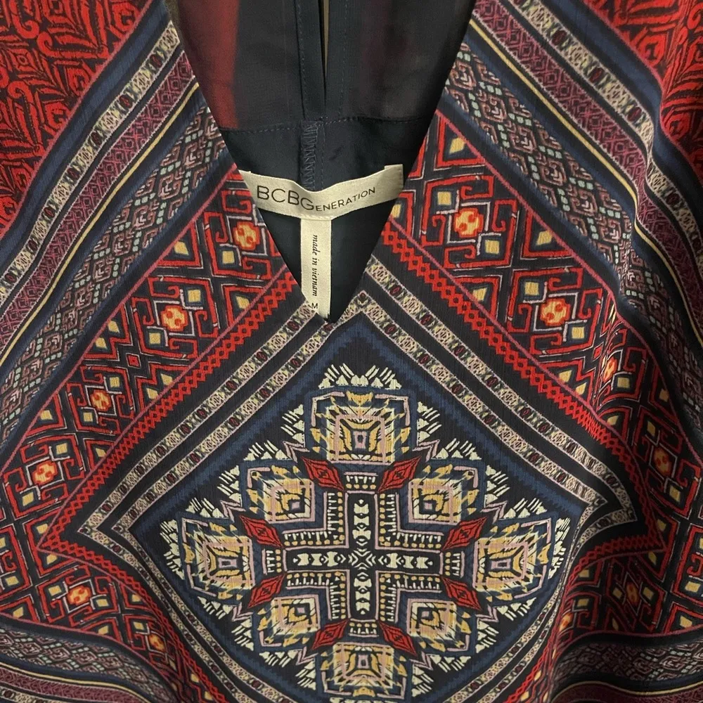 asymmetrical Red Multi Midi SZ M - Image 4