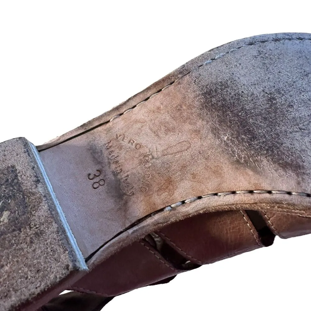 STEVEN By Steve Madden Cut Out Ankle Boots Distressed‎ leather Women's Size 38 - Image 7