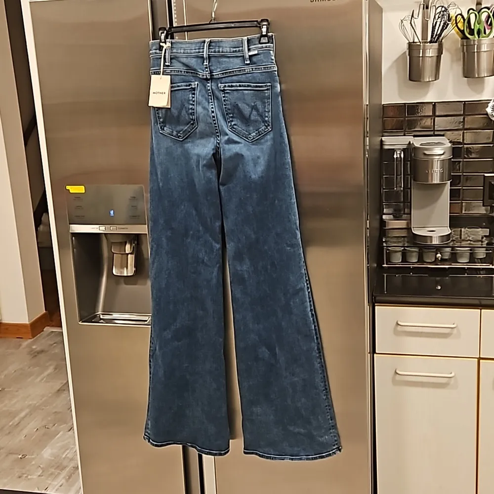 💕MOTHER💕 The Hustler Roller Heel Jeans ~ Need For Speed 32 NWT Blue - Image 13