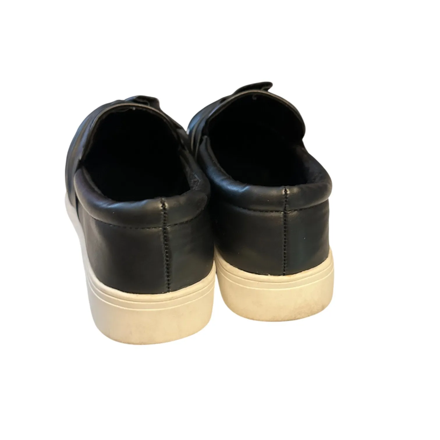 Mia Zoe Black Soft Nappa Slip On Fashion Sneakers Women's Size 6M - Image 4