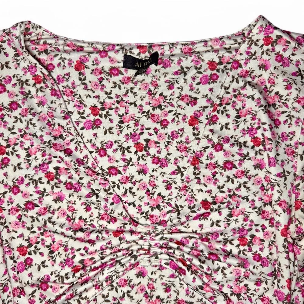 AFRM Gimli Cutout Bodysuit Medium Pink - Image 4