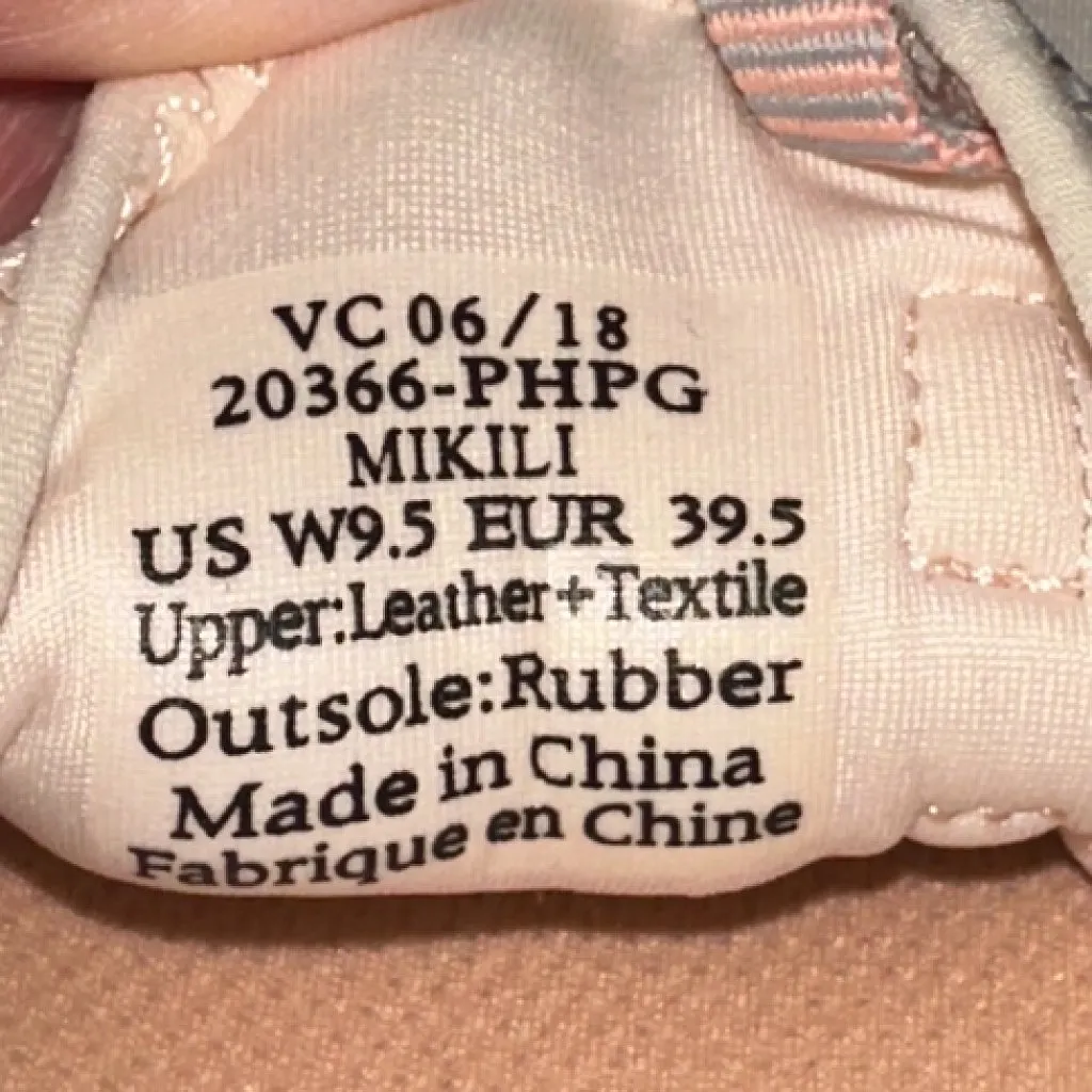 Women's OLUKAI Miki Li Sneaker Pearl Blush/Pale Grey Size 9.5 Water Beach Boat Pink - Image 7