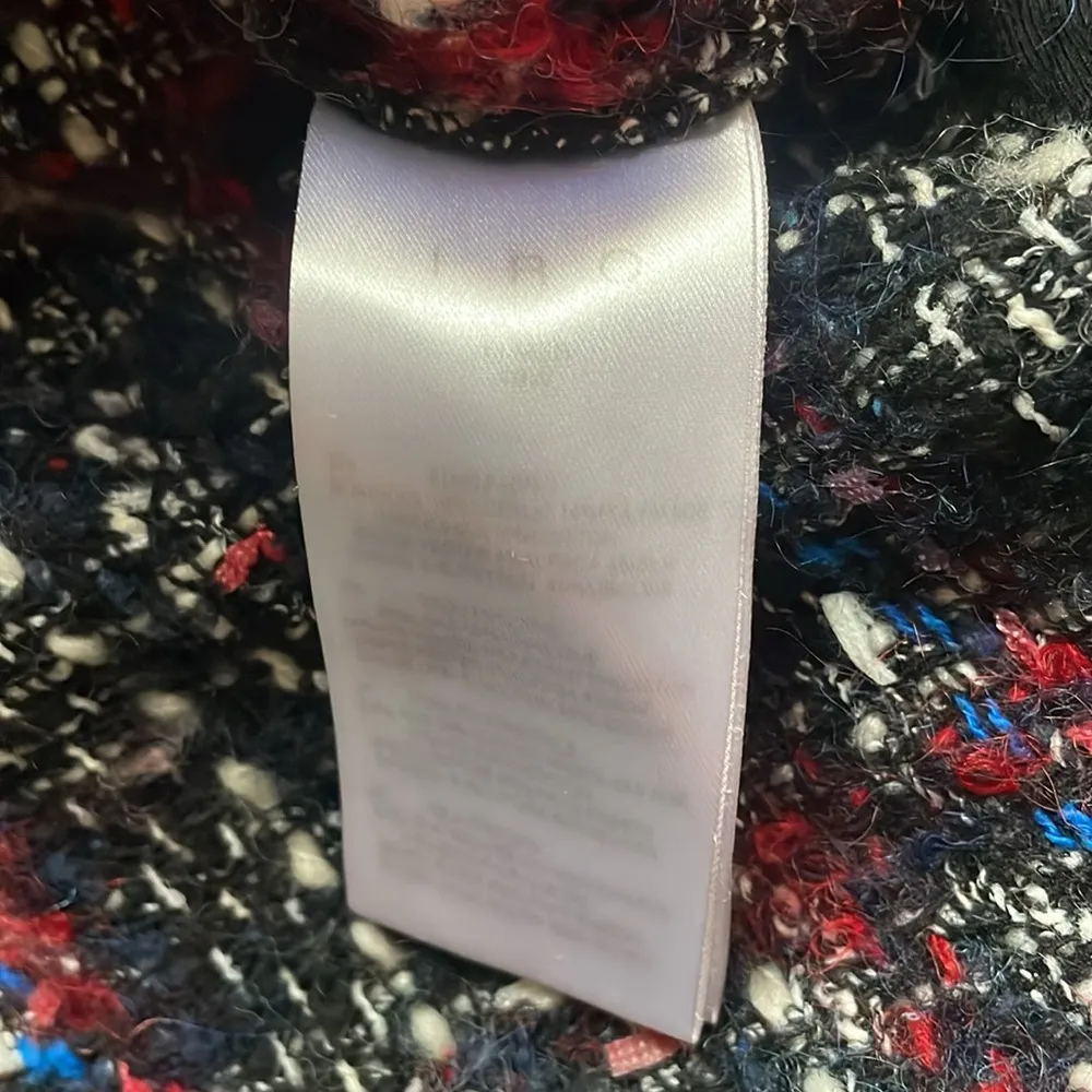 IRO Elmer Plaid Tweed Jacket Black Multi - Image 14