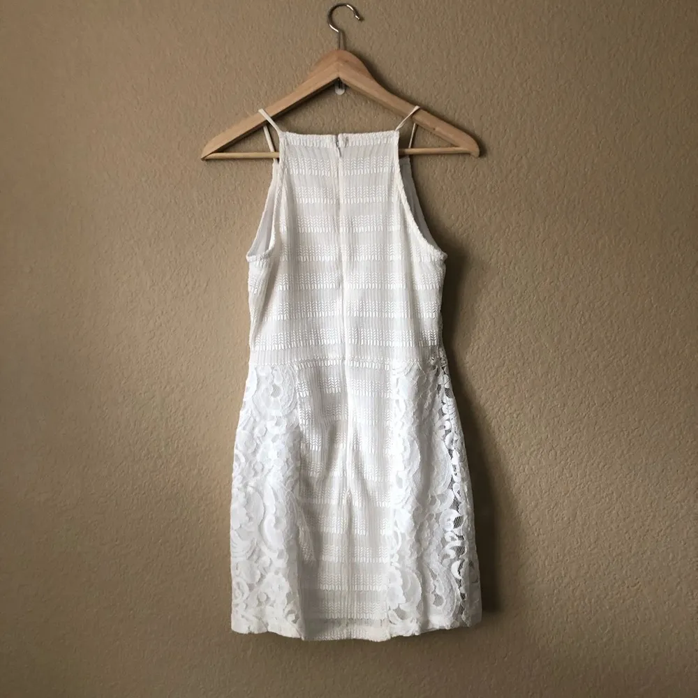 Topshop white lace bodycon dress - Image 41