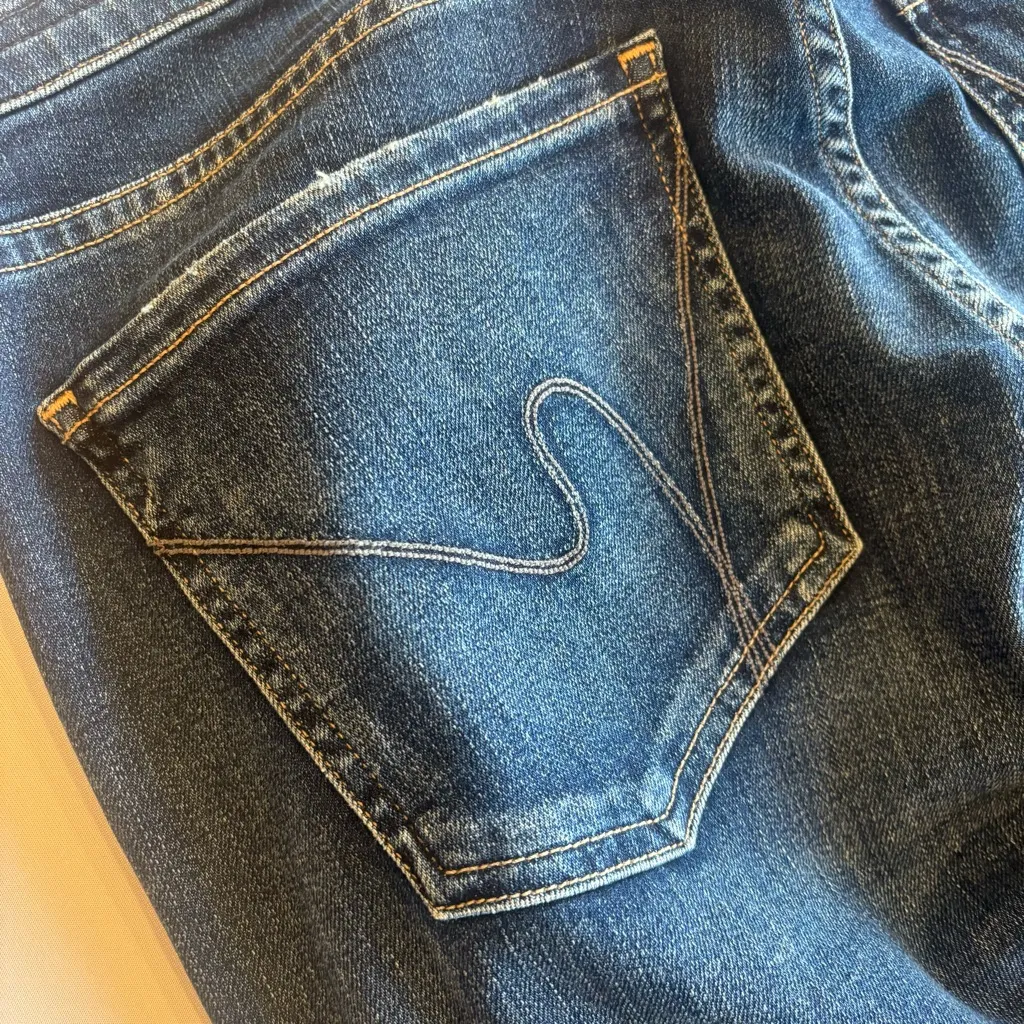 CITIZENS OF HUMANITY Women’s Emannuelle Slim Boot Medium Wash Denim Size 29 - Image 6