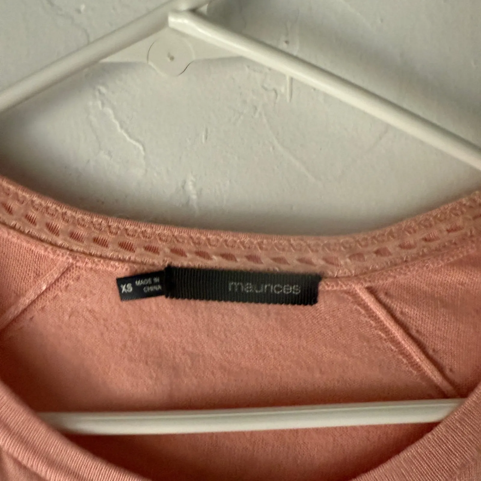 Maurices Y2k Coral Pink Lace Button Front Cardigan Sweater XS Coquette‎ Fairy - Image 4