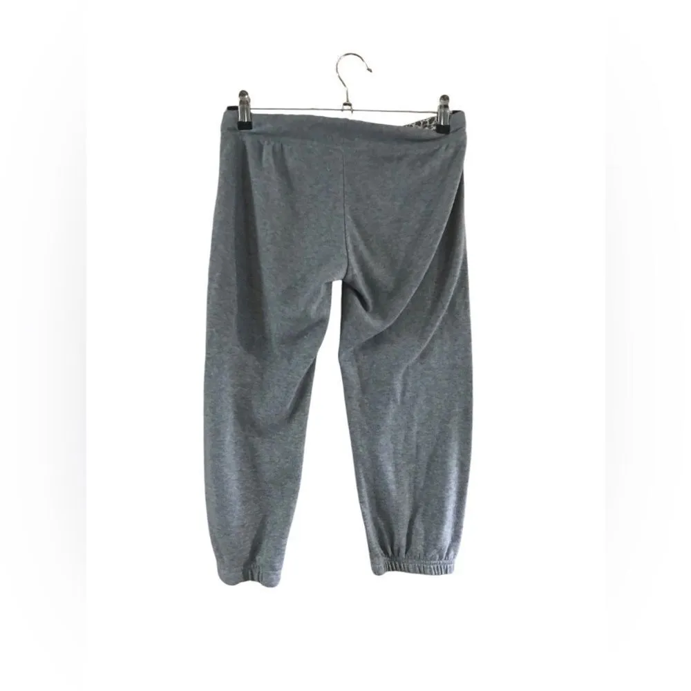 Thrill Gray Capri Joggers Medium Brown - Image 3