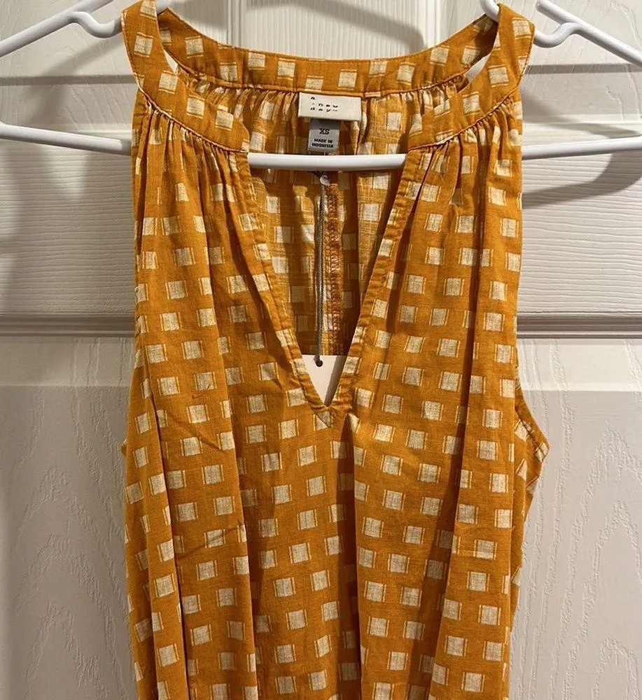 NWT A New Day Orange Belted Dress - Image 4