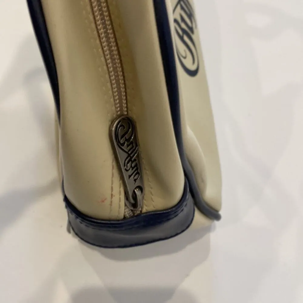 Buffalo Navy & Cream Zipper Purse Vintage Y2K 1990’s Retro Style Bag - Image 4