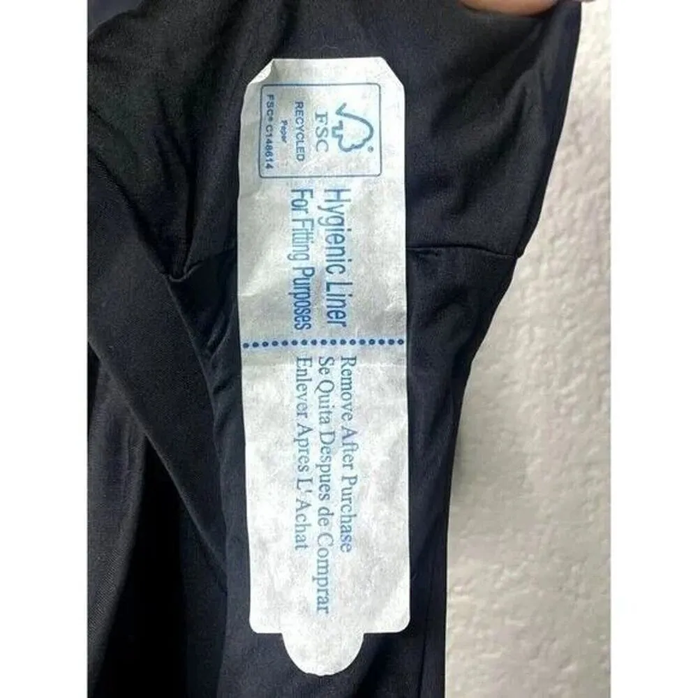 NWT Andie The Santorini Knot Key Hole OnePiece Swimsuit Removable Cups 2XL Black - Image 10