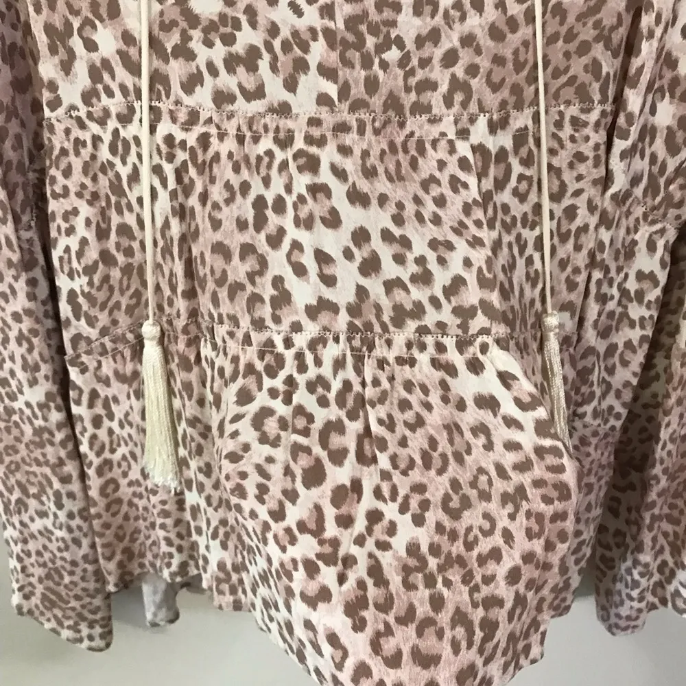 Marchesa Rose Animal Print Blouse - Image 6