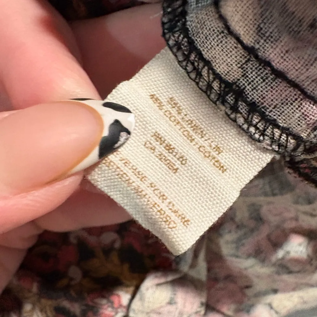 Free People Boho‎ Print Shorts - Size 8 - Image 4