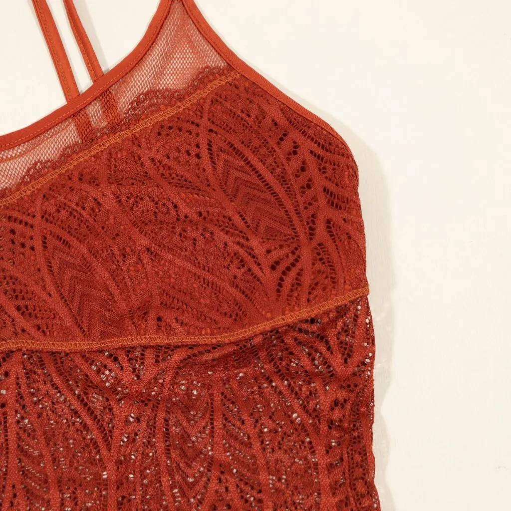NWOT Free People Sweet To Me Brami XS BURNT ORANGE - Image 3