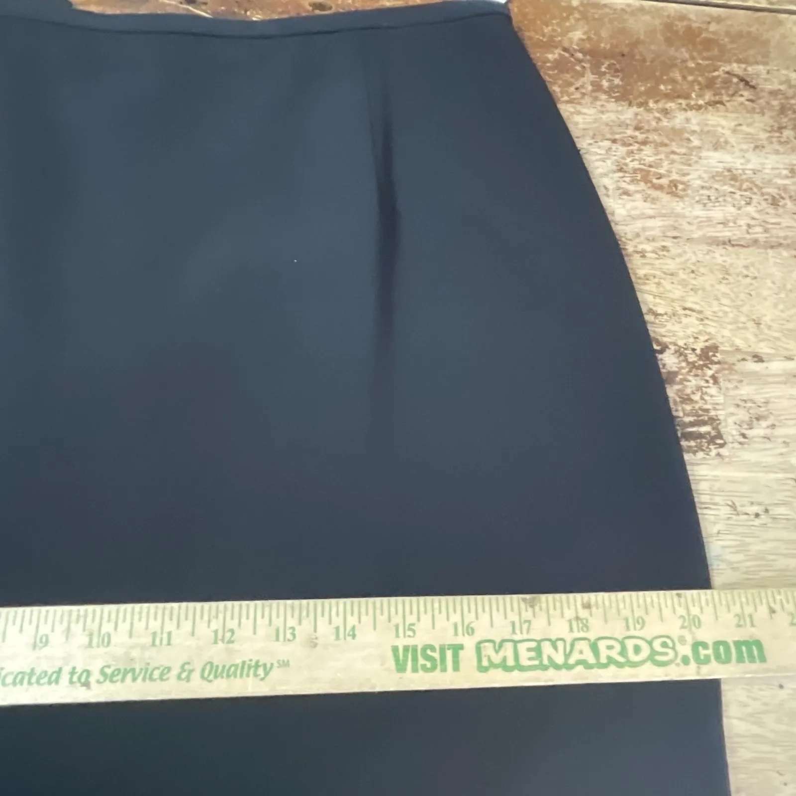 Oscar De La Renta Skirt Black Slit Office Career Classic Pencil 10‎ - Image 8