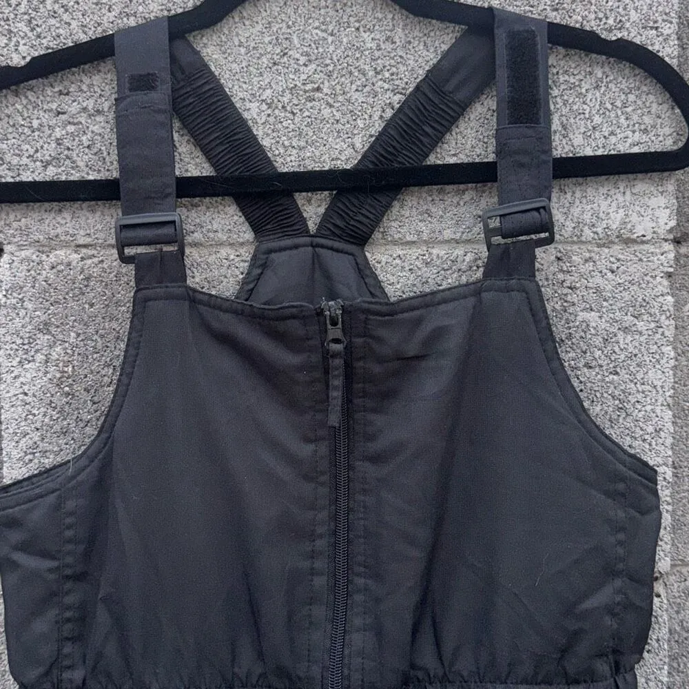 FLAWED **Athletech Black Snow Bib Juniors Size 12 - Image 3