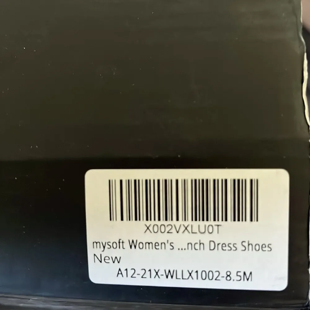 mysoft Women's Pointed Toe Low Stiletto Heel Dress Pumps Silver Size 8.5 - Image 8