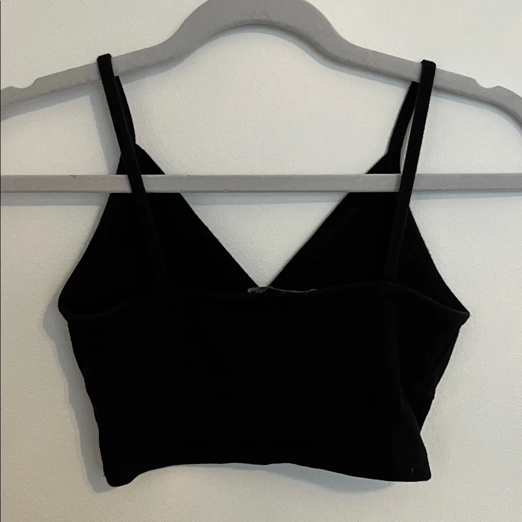 Brandy Melville V-Neck Crop Top - Image 2