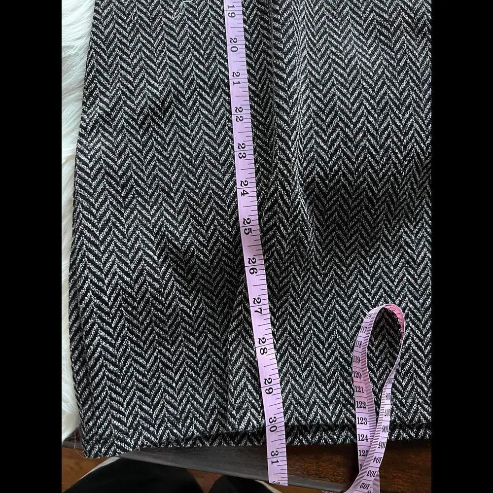 Top shop size 4 Black and Gray knit dress - Image 4