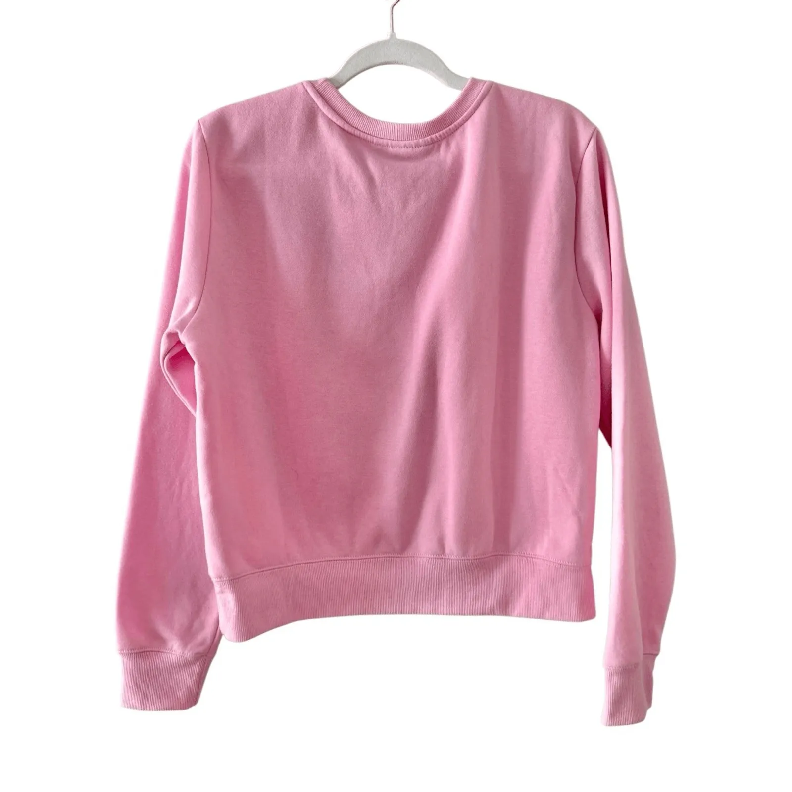 Barbie Sweatshirt Ski Club 1959 Size Large Pink Crewneck Graphic Cropped NEW - Image 4